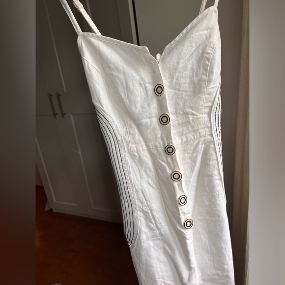 White vintage linen dress - Picture 8 of 8